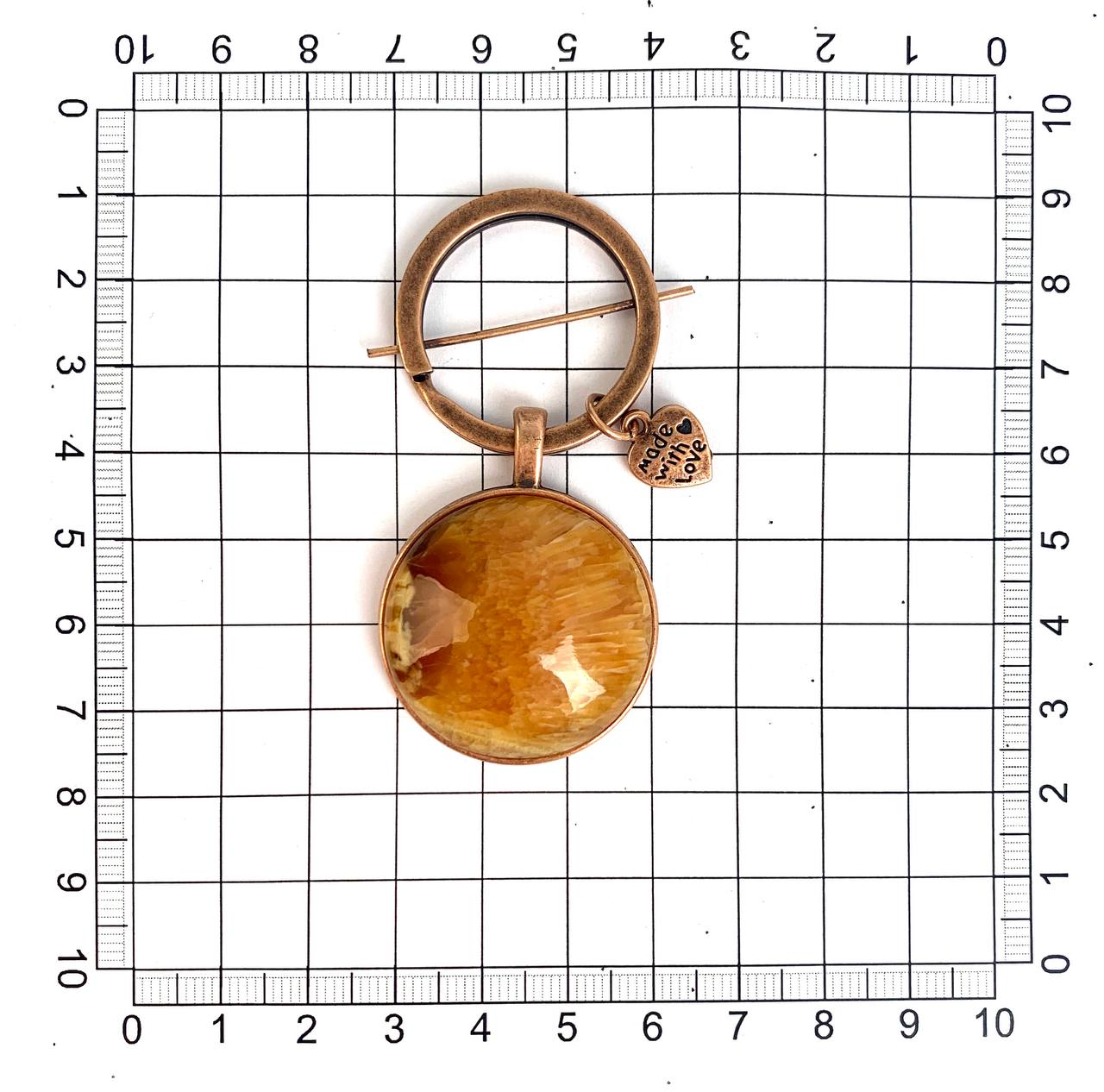 Брелок из камня Симбирцит (нмпт)