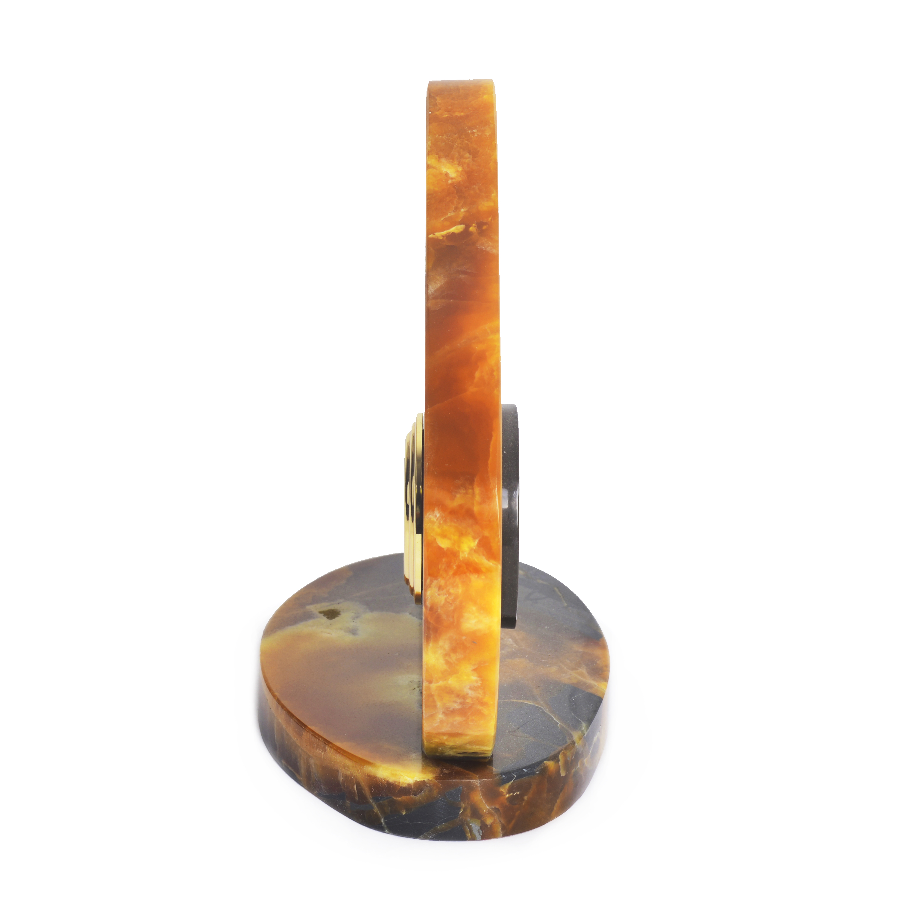 МИНИ часы из камня Симбирцит (нмпт)