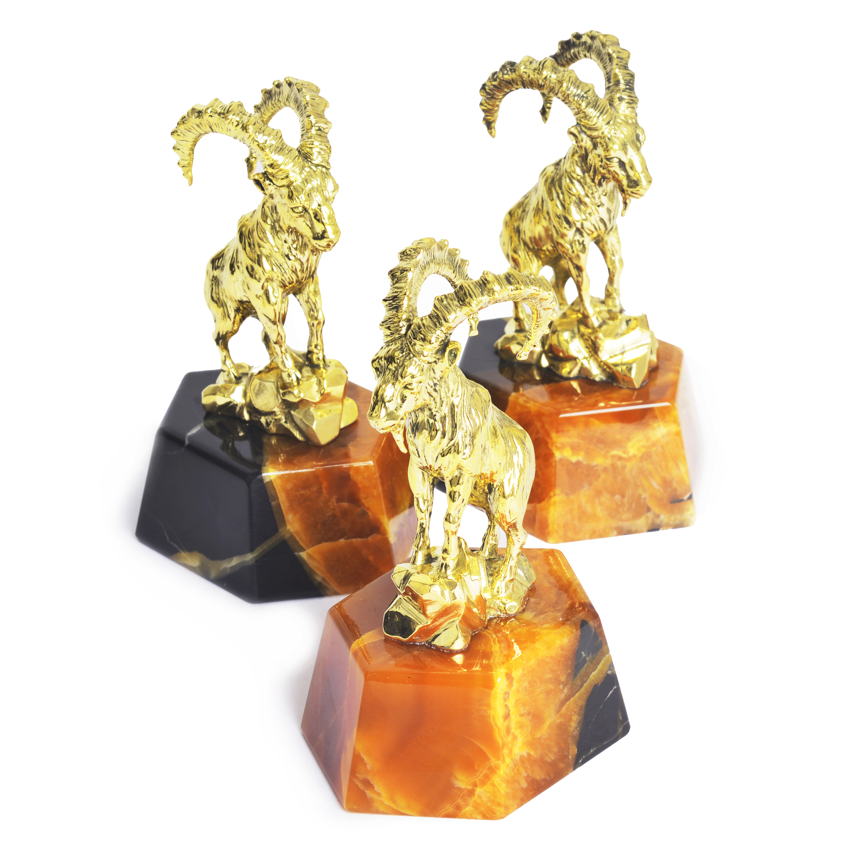 Козел литьё на камне Симбирцит (нмпт) многогранник