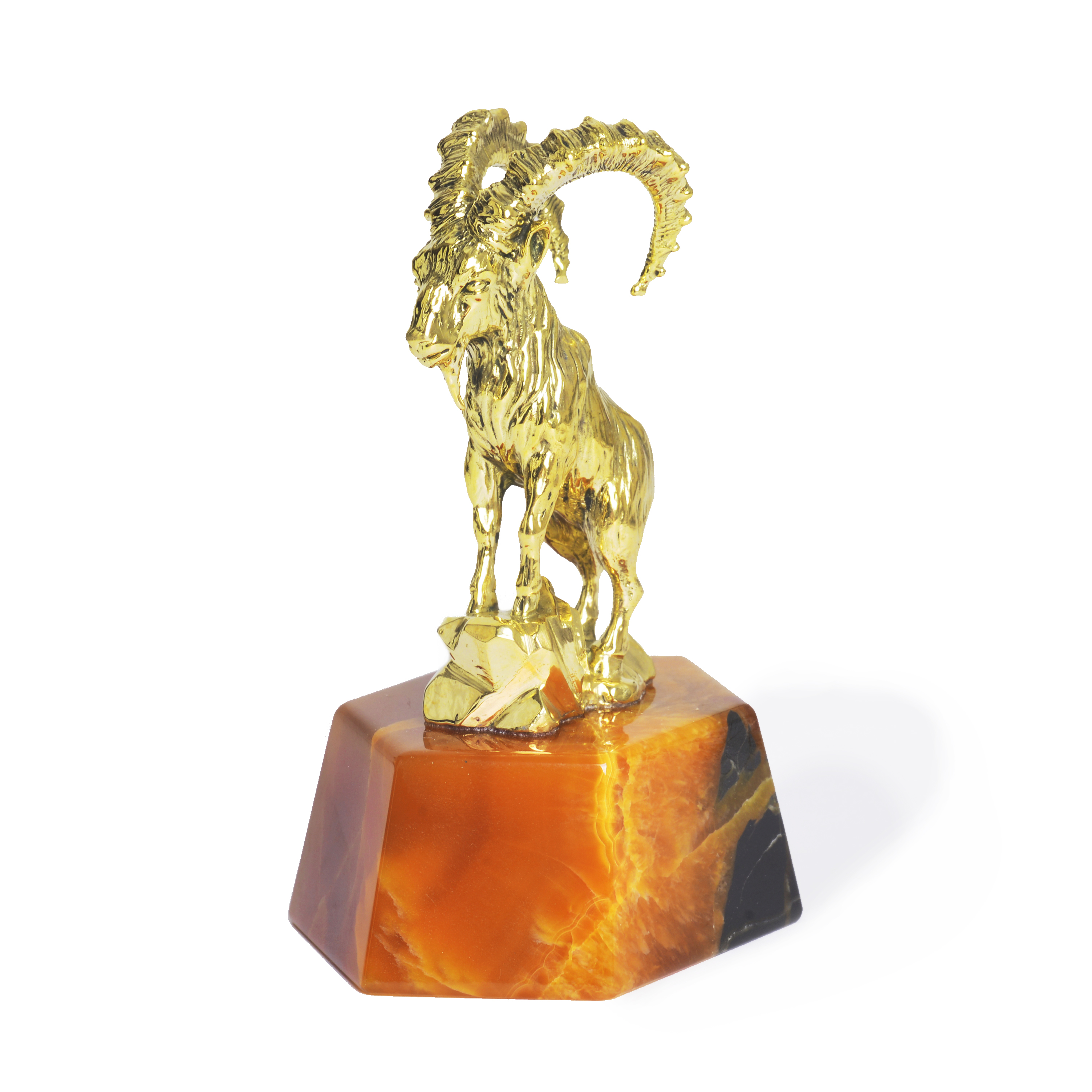 Козел литьё на камне Симбирцит (нмпт) многогранник