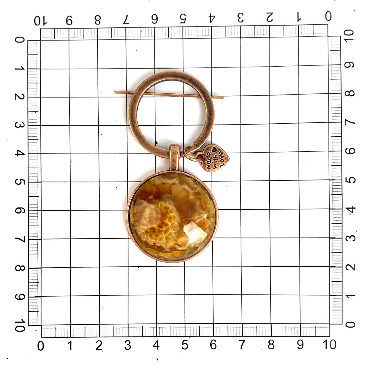 Брелок из камня Симбирцит (нмпт)